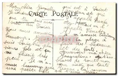 Le Croisic (Loire-Inf.) — La Grande Côte blisko Batz — kolekcja F Chapeau, Nantes — Rewers