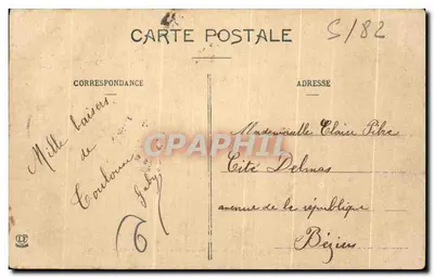 Toulouse - Wejście do Grand Rond (ogrodzony wokół 1750) — Fototypia Labouche frères, Toulouse — Rewers