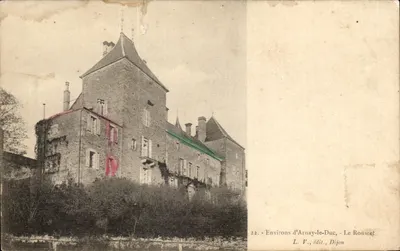Bilhete postal antigo Environs de Arnay le Duc Le Rousset