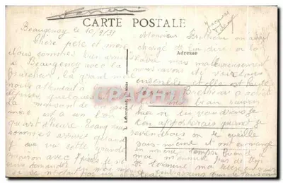 Beaugency (Loiret) — De Loir, uitzicht vanaf de Kade — Achterkant