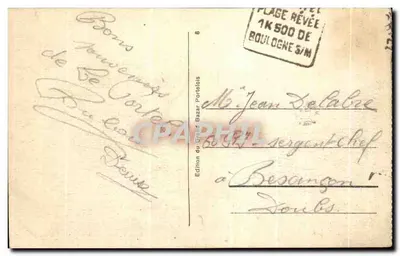 Le Portel — Tempo forte na dique — Contraluz — Edição do Grande Bazar Portelois n°135 — Verso