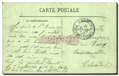 Saint-Omer — Sithuie (Origine de Saint-Omer) — LL. Éditeur LL. N° 9 — Verso