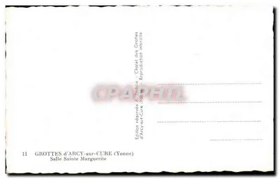 Grotten van Arcy-sur-Cure — Kamer Sint Margaretha — Uitgave van Arcy-sur-Cure — Achterkant