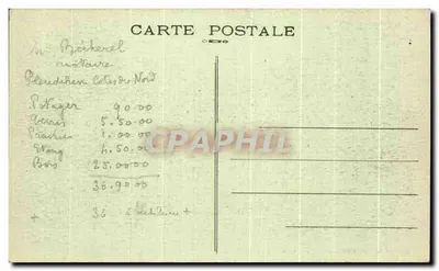 Mintac-Morvan (Il.-et-V) — O Castelo do Bas-Miniauc — Verso