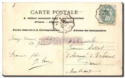 Bray-Dunes — Villas da Arcade e Belle-Vue — D.V.D. 11,260 Vve Andries-Dehorter — Verso