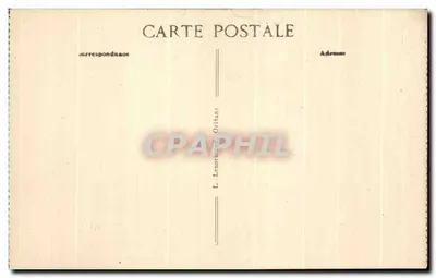 Orléans — Katedra św. Euwerii — wydawca L. Lenormand — Rewers