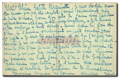 NICE — Widok z samolotu (monoplan pilota Lacrouze) — Wydawnictwo Giletta, nr 96 — Rewers