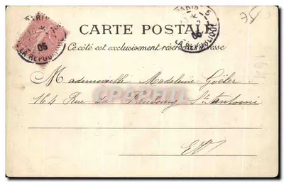 La Seine przez Paryż — Most Sztuki — L. J & Cie, wyd. Angoulême-Paris — Rewers