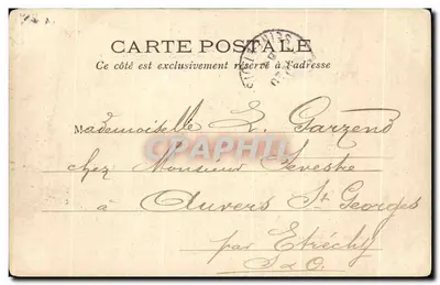 A Seine através de Paris — O Ponte-Royal e o Ministério das Colônias — Angoustrine-Lars — Verso