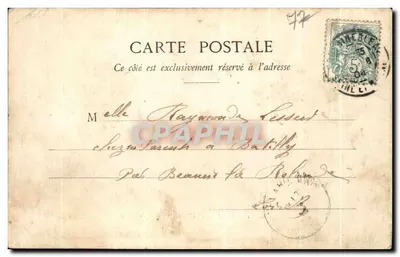 CPA Le Camp d Avon La Tente du Corps de Garde Militaria — Verso