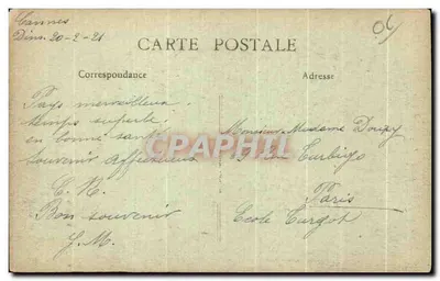 La Fanfarigoule — Trasa Corniche d'Or — Okolice Cannes — Rewers