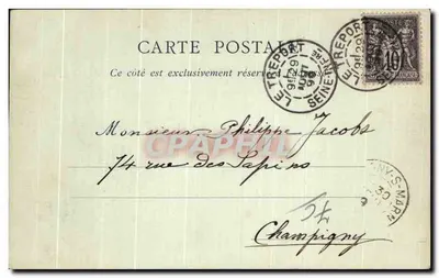Le Tréport — O Porto e a Igreja de São Jacó — ND Phot — Verso
