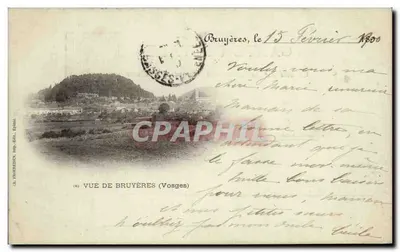 Vista de Bruyères (Vosges) — Dr. PROTHIEN, imp. détl. Épinal — n° (4)