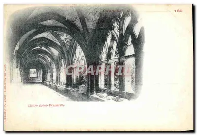 Cloître Saint-Wandrille — Caudebec-en-Caux — Livraria P. Védrine, n° 189