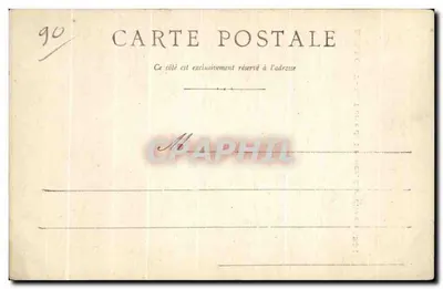 Belfort - A Porta da França, demolida em 1891 — editor não identificado, número de série não visível — Verso