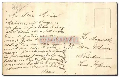 Le Croisic (Loire-Inf.) — Hospital Marítimo de Pen-Bron — Sudeste — Verso