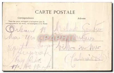 Orléans — Le tombeau de Monseigneur Dupanloup — Éditeur : , n° 132 — Verso
