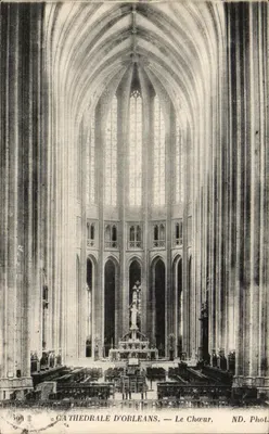 Catedral de Orléans — O Coro — ND. Fot.