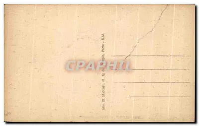 Clichy — Hôpital Beaujon — éditeur E.M. n°2289 — Verso