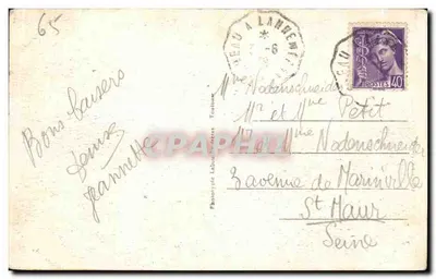 Guchen — Valeira de Aure — Vista geral — Os Pirineus Centrais — Fototipia Labouret, Toulouse, n°80 — Verso