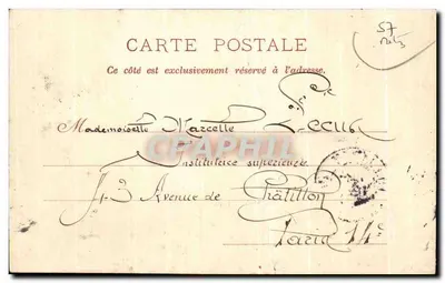 Metz — Porte Mazelle — anonymous publisher, series number not visible — Back