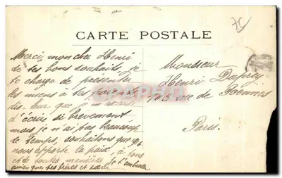 SAINTE-ADRESSE — De strand en de villa's — Uitgever: BELLE ÉDITION FRANÇAISE — Achterkant