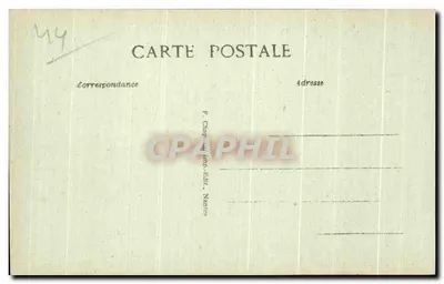 Le Pouliguen (Loire-Inf.) — Penchâteauの先端の波 — 5番目の千枚 — 裏面