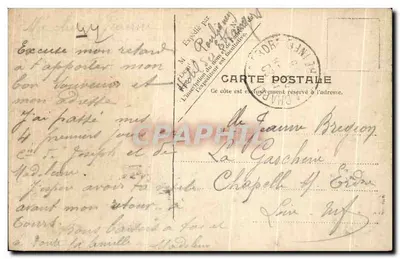 Le Pouliguen — Pen Château — Ses Roches — V.P. Frans, N° 8 — Achterkant