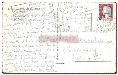 La Baule — plage bondée avec panneau « LA PLUS BELLE PLAGE D'EUROPE » — Édition photo Véritable photo — Reverso