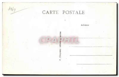 La Baule-les-Pins (Loire-Inf.) — No Parque das Dryades, perto da Pergola — F. Chapeau, Nantes, n°112 — Verso