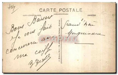 Château de CAREIL (século XV) Pousada Famosa — La Baule, editor J. Nozais, N° 229 — Verso