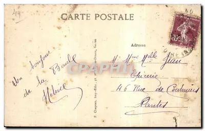 La Baule-sur-Mer (Loire-Inf.) — Plaża, widok na morze — F. Chapeau, Imp. Edits, Nantes — Rewers