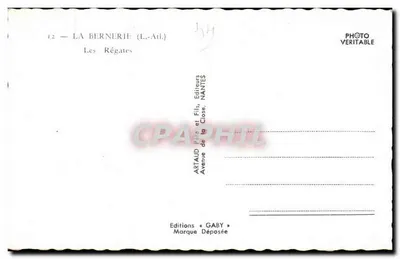 De Régates — La Bernerie (L.-Atl.) — Éditions Gaby — Achterkant