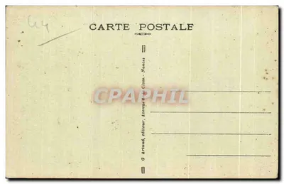 La Bernerie - Rochers de la Patorie — seria 8 — wydawca G. Artaud, Nantes — Rewers