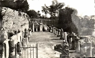 Vaison-la-Romaine — Detalhes das novas escavações — Recal-Photo, Cité des Arts, Paris