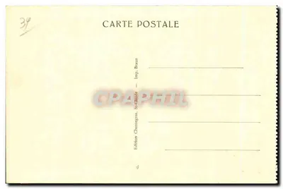 Saint-Claude — Algemene uitzicht en de Mont Bayard — Uitgave Chassegrès, Drukkerij Braun — Achterkant