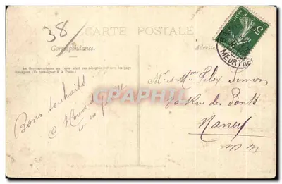 Séchillienne e a Romanche — No fundo: Saint-Barthélemy — Michel, Fotógrafo, Grenoble — Verso