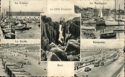 Le Croisic, La Baule, Batz, Le Pouliguen, Pornichet — La Côte d'Amour — éditeur non visible