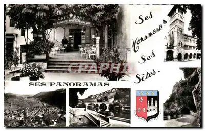 Pont-à-Mousson — Café do Ponte no Encontro dos Pescadores — Seus Monumentos, Seus Sítios — Editor: R. C. Montauban