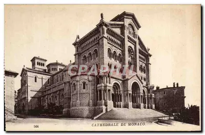 Catedral de Mônaco — vista da fachada — Neurzen Frères, n° 564