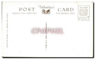 Statua Peter Pan — Kensington Gardens, Londyn — Valentine & Sons, Ltd. — Rewers