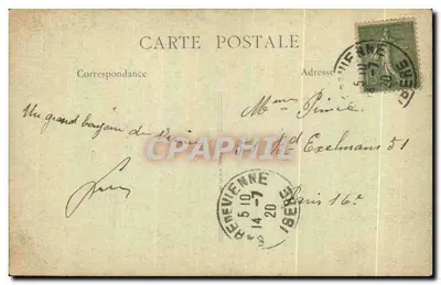 Vienne (Isère) — Wnętrze Kościoła św. Maurycja — Grobowiec Biskupów — O. F., Paryż — Rewers