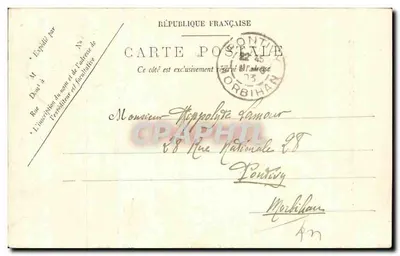 NANTES — A Estátua do Geral Mellinet — LL. n°33 — Verso