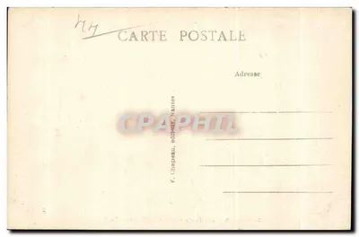 NANTES — Czterokąty i Plac Marszałka Focha — F. Chapapau, wydawca Nantes, nr 26 — Rewers
