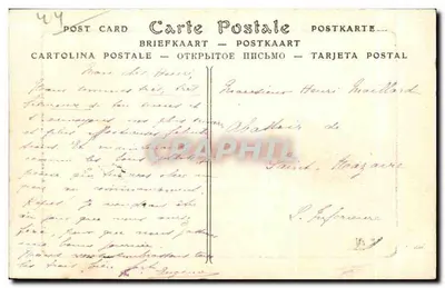 Nantes - Teatr i ulica Crébillon — Héliographie de N.D. Phot. — Rewers