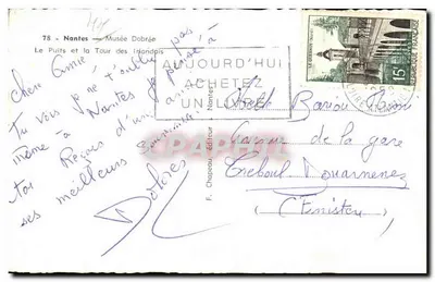 Nantes — O Poço e a Torre dos Irlandeses — Rozy — Verso
