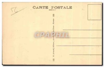 Quiberon — Fissura de Kerniscop — G. Arriaud, Nantes — Verso