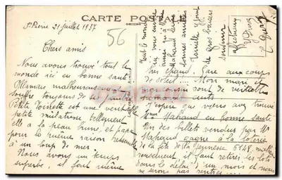 Presqu'île di Quiberon — Port-Blanc — La Roche Percée — n° 3646 — Verso