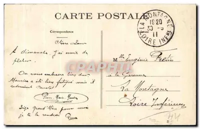 Nantes - A Igreja de Santa Cruz — Fototipia Vasselier, Nantes, n° 266 — Verso