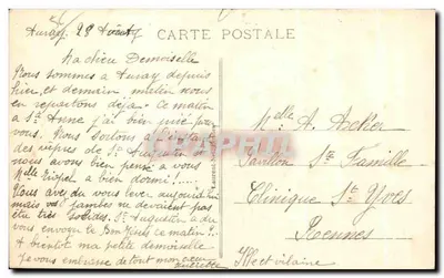 Environs de Ste-ANNE-d'AURAY — La Pierre tremblante de Brech — n° 755 — Verso